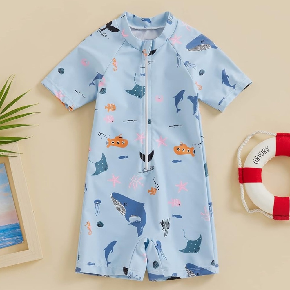 6-12month one-piece infant swimsuit